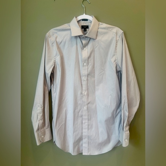 J. Crew Other - J.Crew Ludlow cotton dress shirt in gray tiny tile Men’s 15/33 Classic fit